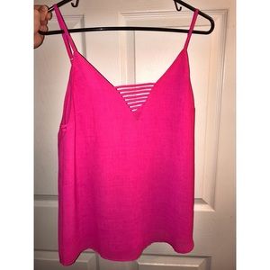 Naked Zebra Hot Pink Tank - size medium